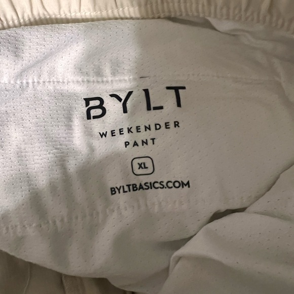 BYLT Men's XL weekender pant in cream color. EUC - Picture 7 of 7